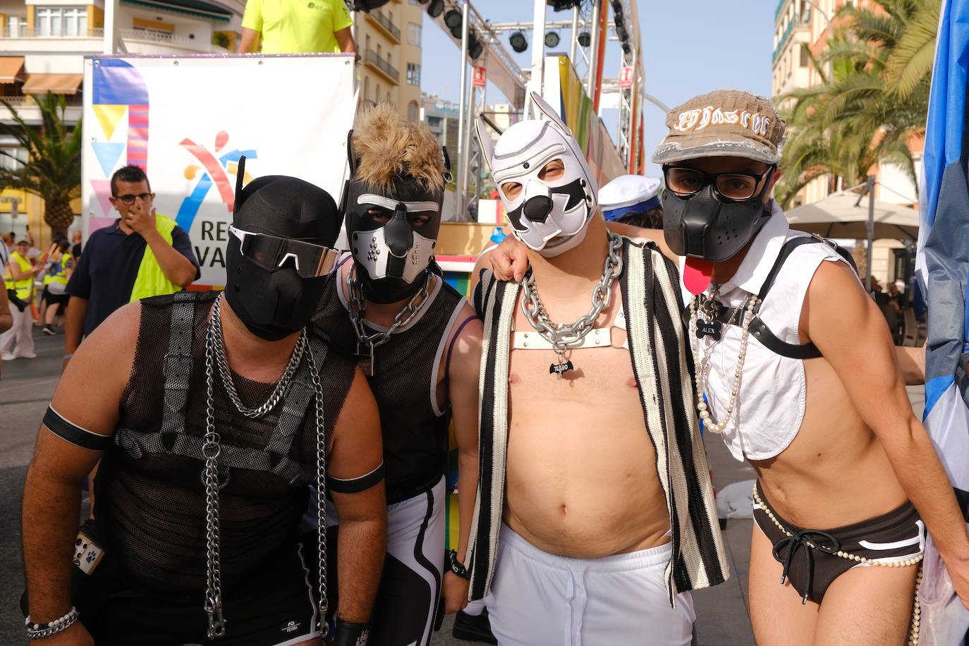 Multitudinaria manifestación del Orgullo LGTBIQ+ en Alicante