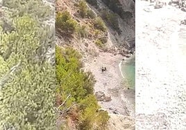 Rescate en helicóptero el Racò del Corb.