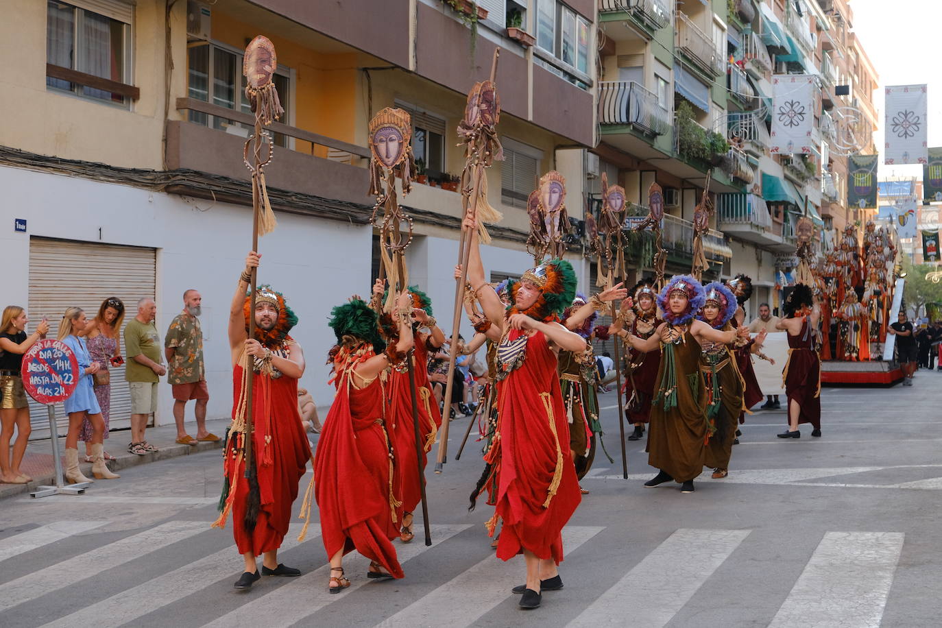 La entrada del bando moro de San Blas, en imágenes