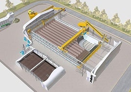 Planta de tratamiento de residuos de Alicante.