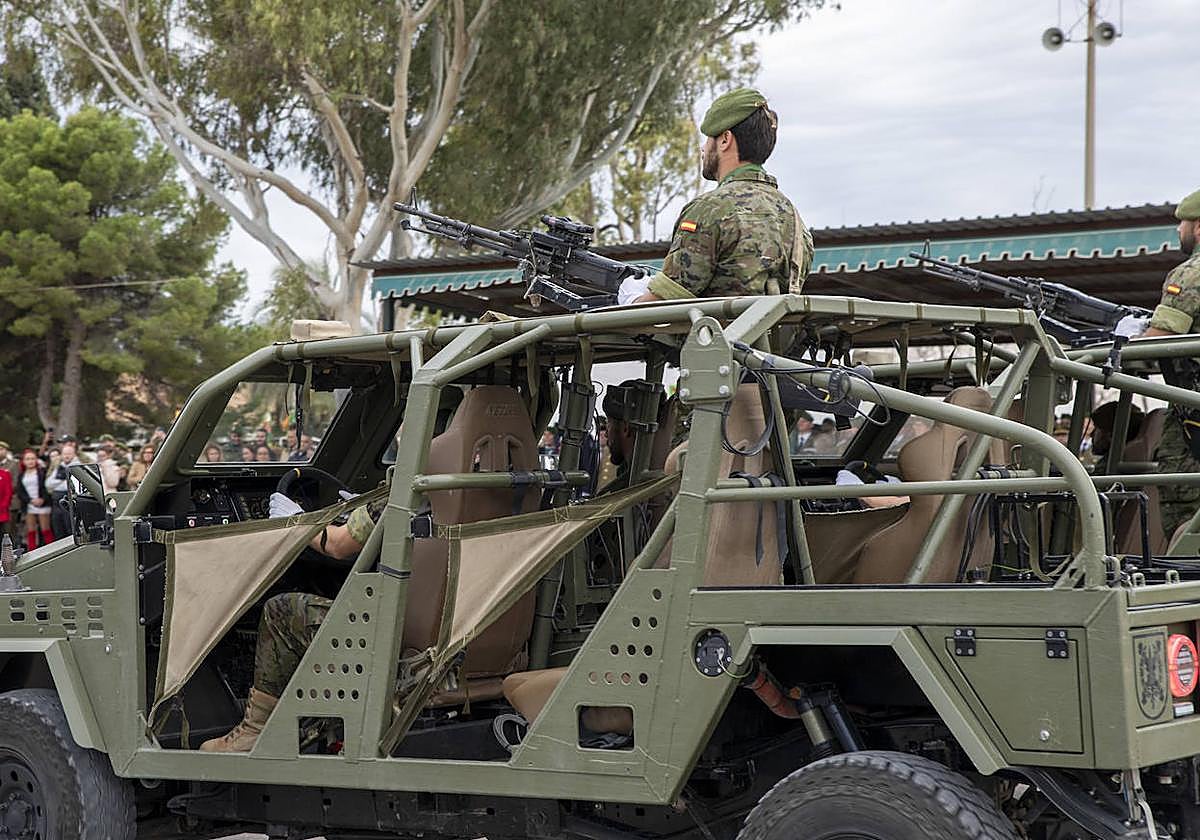 Desfile militar en Alicante.