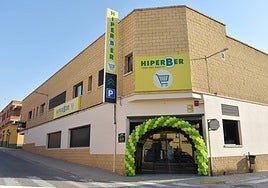 Primer supermercado de Hiperber en Castilla La Mancha, en Caudete.