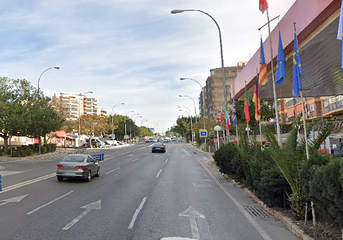 Zona en la que ha ocurrido el accidente.