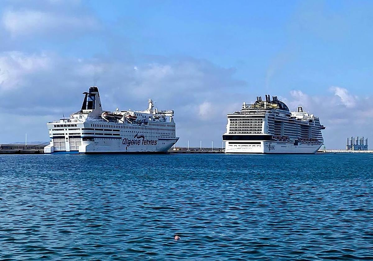 Crucero llegado a Alicante.
