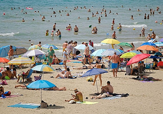 Una playa de la provincia.