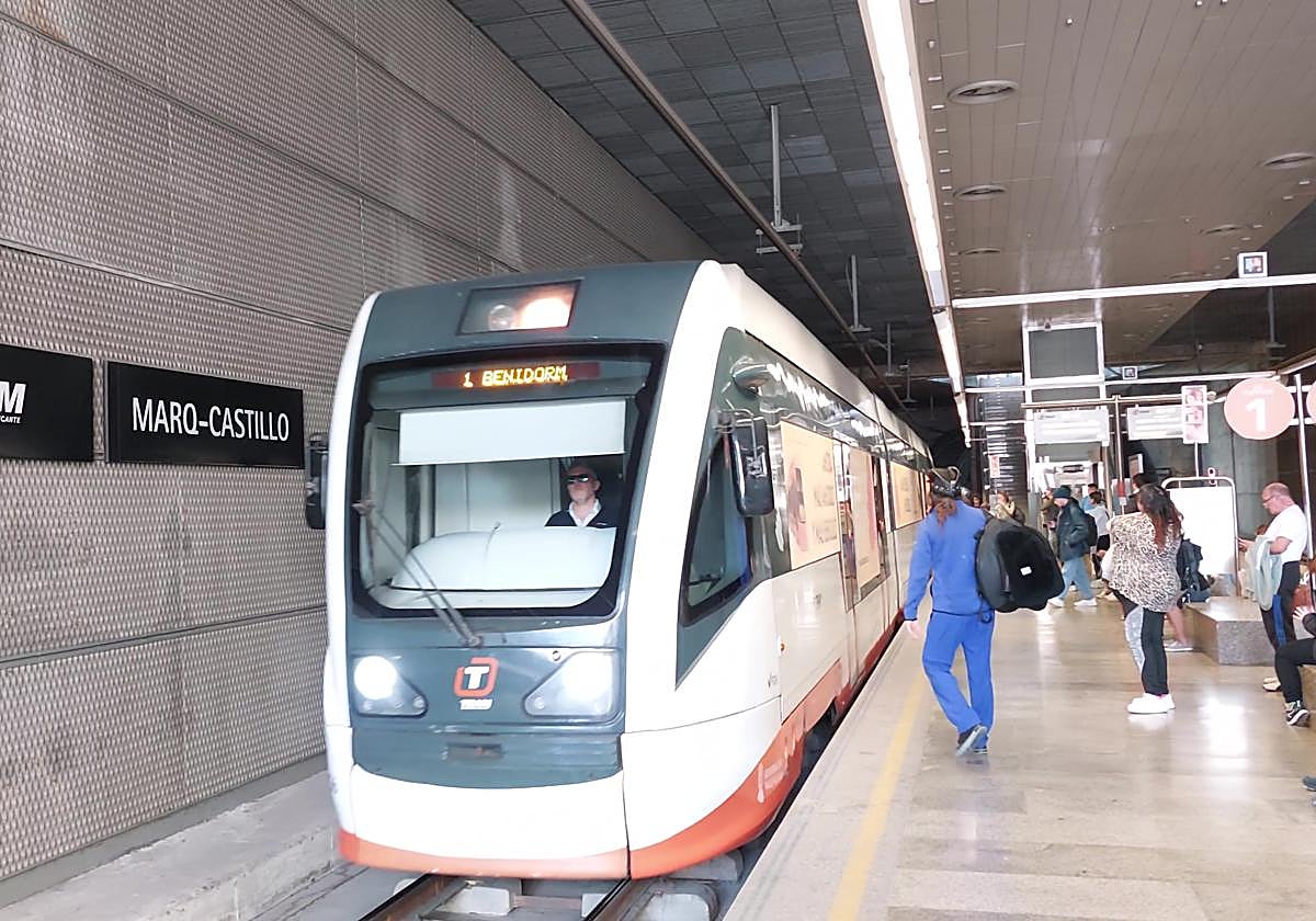 Estación del TRAM en Alicante.