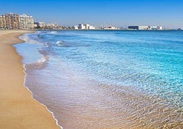 Playa de Santa Pola.