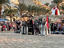 Desembarco de las fiestas de Moros y Cristianos de El Campello en 2023.