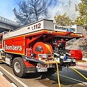 El incendio en un chalé de Xàbia deja heridos a un hombre y una niña de 10 años