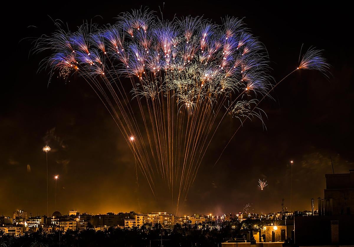 Pirotecnia durante la 'Nit de l'Albà