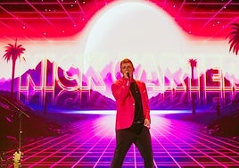 Actuación de Nick Carter.