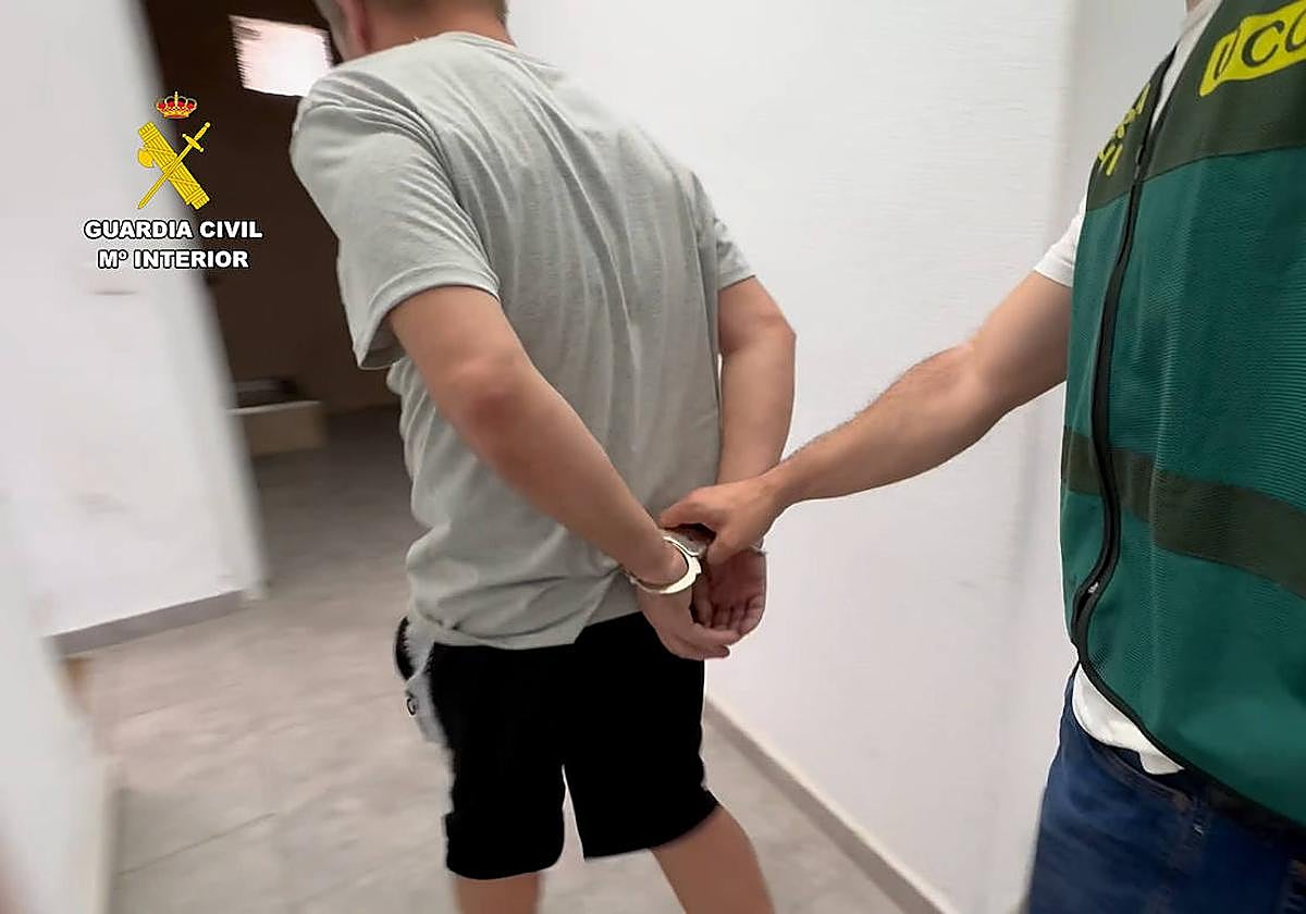 Foto de la detención.