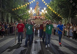 Imagen de archivo de la Procesión de Fiestas de Xixona.