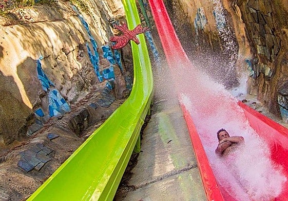 El tobogán Verti-Go