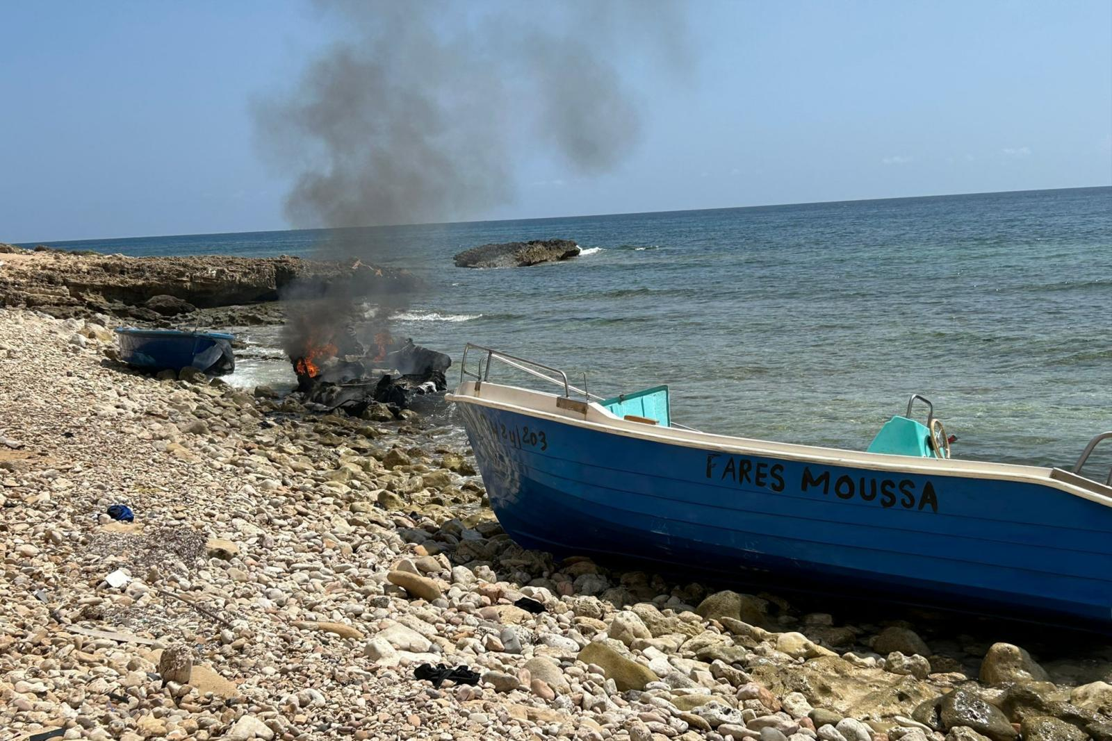 Pillada una lancha robada en Dénia que transportaba a migrantes a Formentera