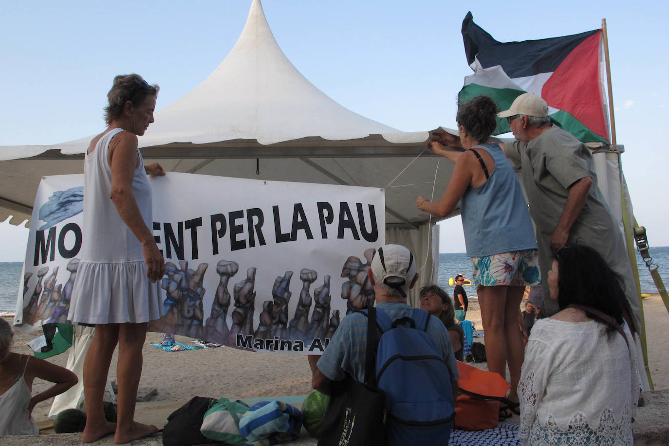 Dénia se moja en solidaridad con Palestina