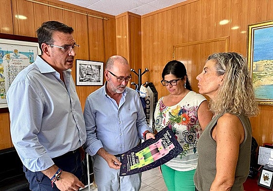 El alcalde de Mutxamel, Rafael García Berenguer, junto al alcalde de El Campello, Juanjo Berenguer.