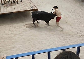 La vaquilla en Xàbia.