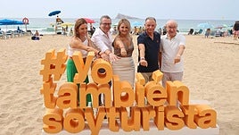 Imagen de la presentación de la campaña en Benidorm