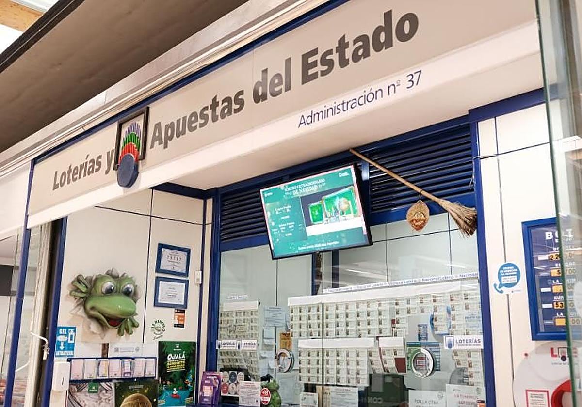 Administración de Lotería en imagen de archivo.