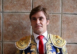 Alfredo Bernabéu, en el túnel de cuadrillas de la plaza de Alicante en la tarde del 4 de agosto de 2019.