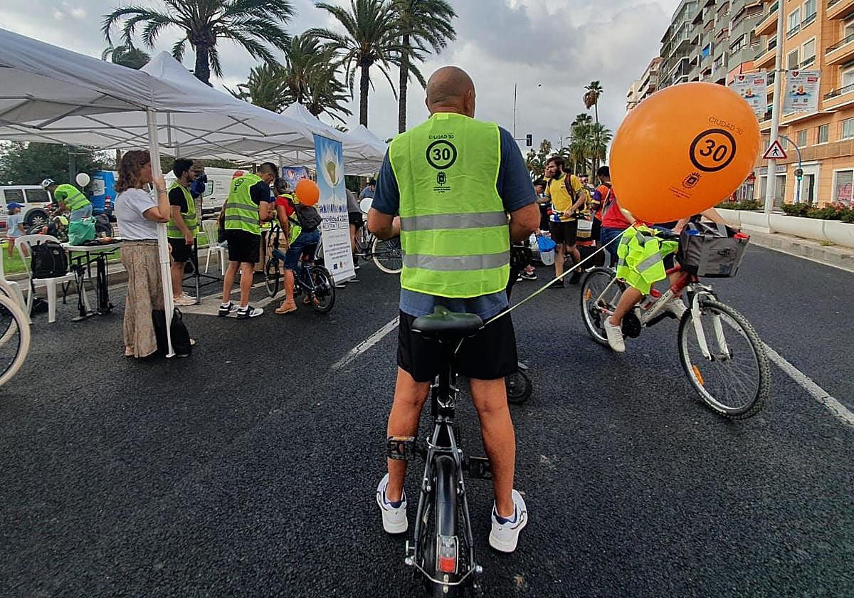 Ciclovía de Alicante, en imagen de archivo.