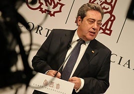 El síndic de Vox en Les Corts Valencianes, José María Llanos.
