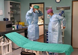 Personal clínico de un hospital público de Alicante.