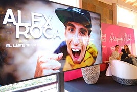 Alex Roca durante una de las conferencias de la Cámara de Comercio.