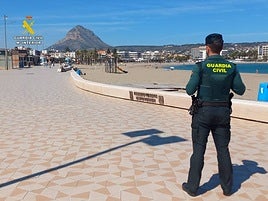 Imagen de archivo de la Guardia Civil en Jávea.
