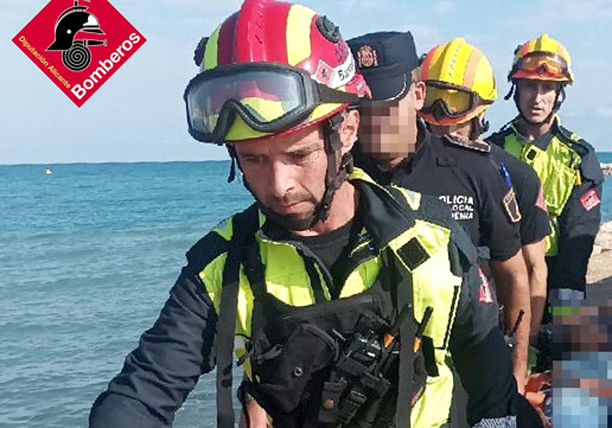 Momentos del rescate.