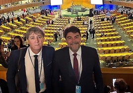 Luis Barcala y Carlos Martínez en la Cumbre del Futuro.