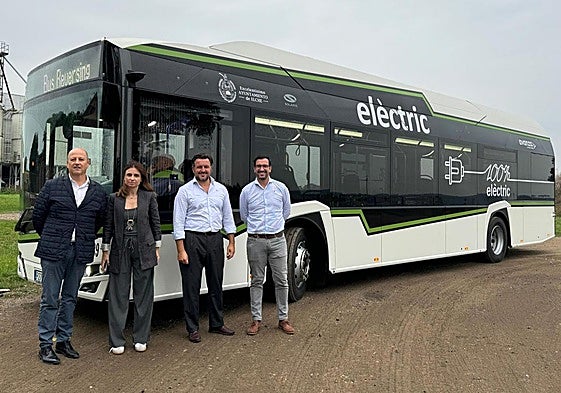 Nuevos autobuses totalmente eléctricos en Elche.