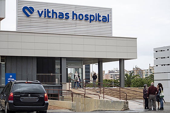 Fachada del Hospital de Vithas.
