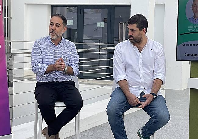 Luis Navarro, CEO de Cubierta Solar, y Matías Fernández, CEO de Vacavaliente.