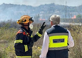 Actuación policial y de los bomberos.