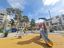 Imagen de la plaza Joan Miró tras su remodelación.
