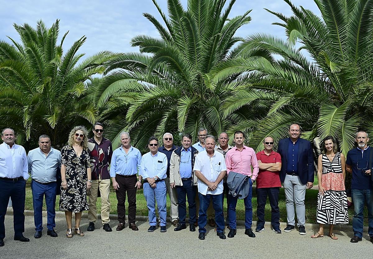 Trabajadores de Iberdrola homenajeados.