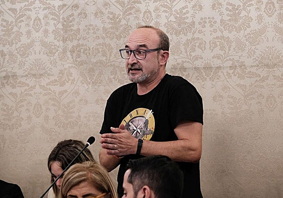 El portavoz de EU-Podem, Manolo Copé.