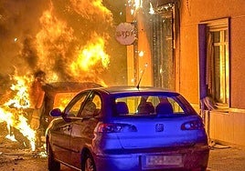 Imagen de archivo de un incendio.