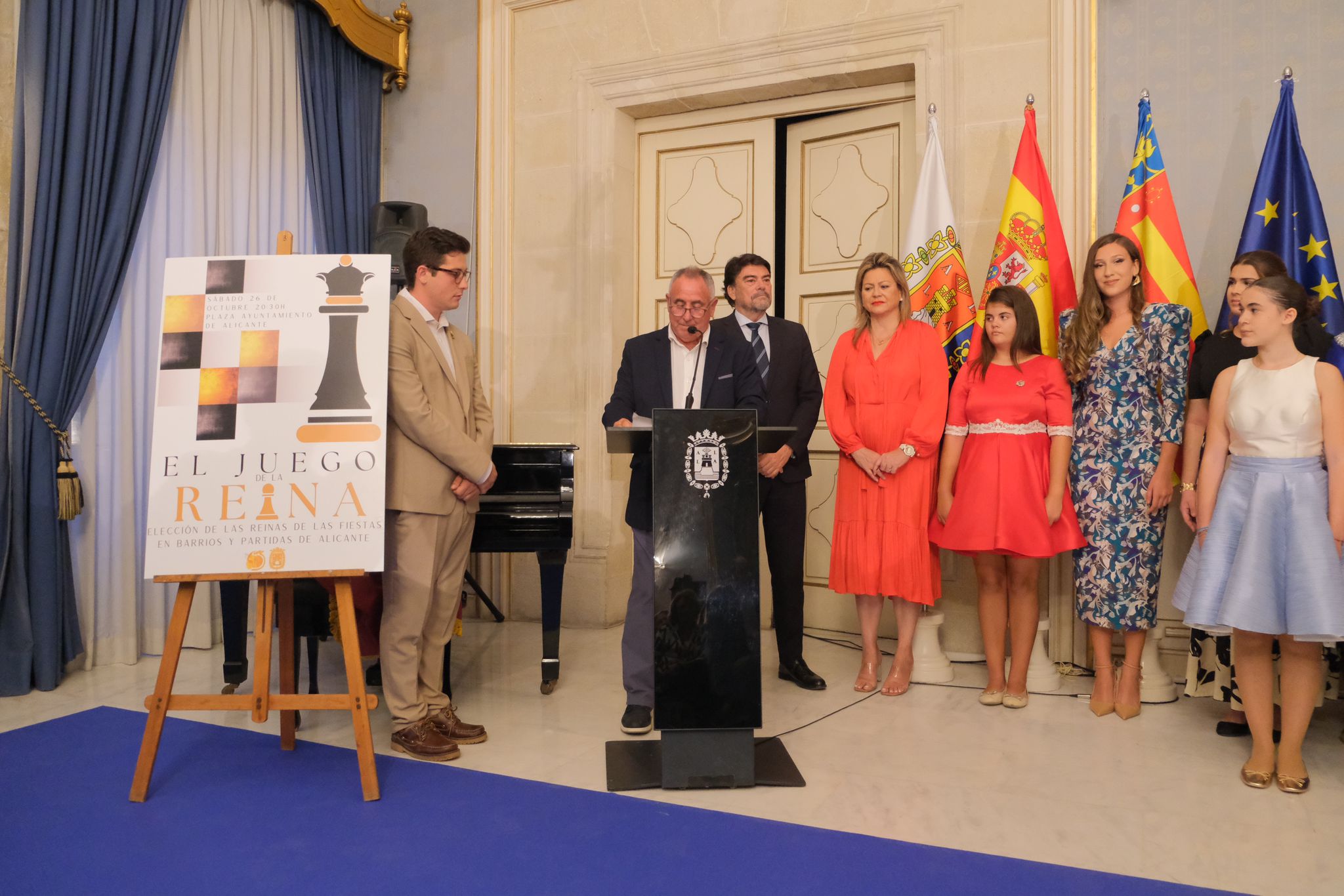 La recepción de las candidatas a reinas de la Fafba, en imágenes