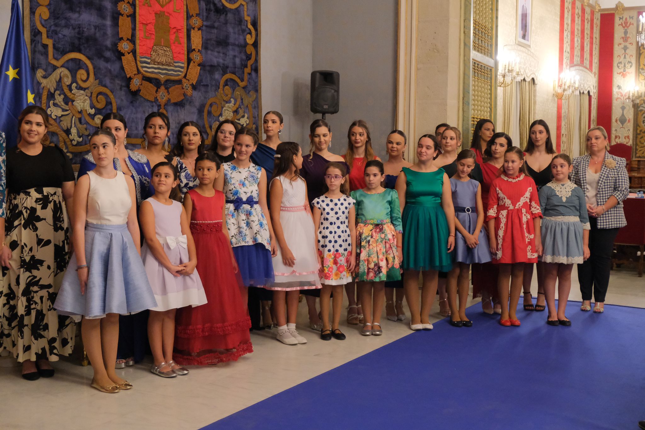 La recepción de las candidatas a reinas de la Fafba, en imágenes