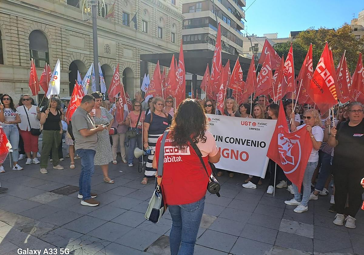 Concentración en la subdelegación.