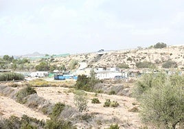 Asentamiento en la Cañada del Fenollar.