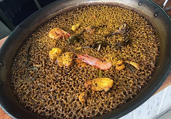 Arroz en un restaurante de La Vila Joiosa.