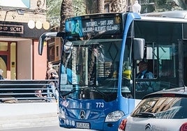 Autobús interurbano de Alicante.