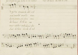 Imágenes de la partitura de Juan de Serqueira.