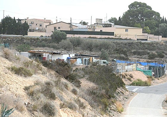 Asentamiento en la Cañada del Fenollar.