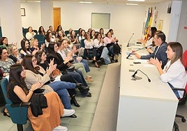 Durante la reunión.