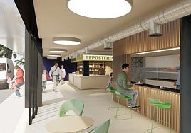 Boceto de la futura actuación.